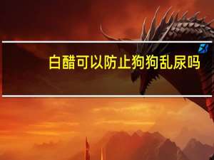 白醋可以防止狗狗乱尿吗
