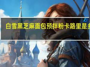 白雪 黑芝麻面包预拌粉卡路里是多少