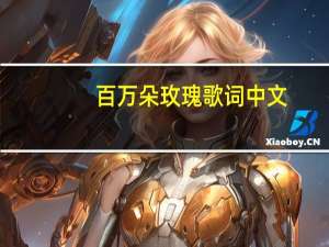 百万朵玫瑰歌词中文（百万朵玫瑰歌词）