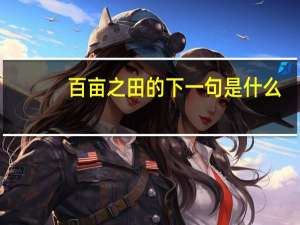 百亩之田的下一句是什么