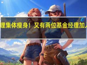 百亿基金经理集体瘦身！又有两位基金经理加入 到底什么情况嘞