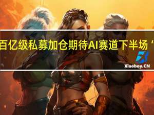 百亿级私募加仓 期待AI赛道下半场“雄起”