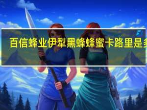 百信 蜂业 伊犁黑蜂蜂蜜卡路里是多少