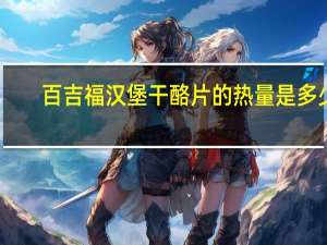 百吉福 汉堡干酪片的热量是多少