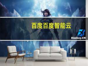 百度百度智能云（buidu百度）