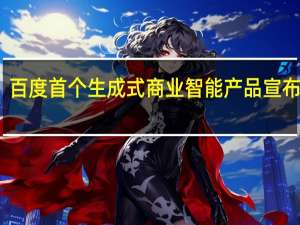 百度首个生成式商业智能产品宣布发布：李彦宏：天下武功唯快不破