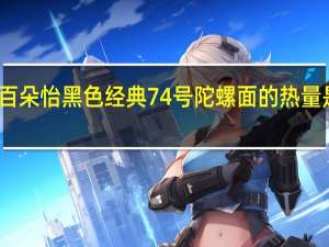 百朵怡 黑色经典 74号陀螺面的热量是多少
