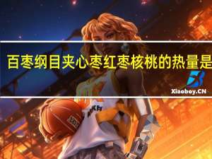 百枣纲目 夹心枣 红枣核桃的热量是多少