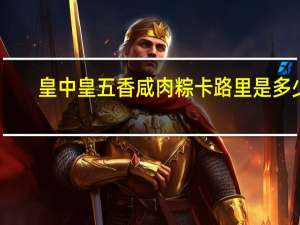 皇中皇 五香咸肉粽卡路里是多少