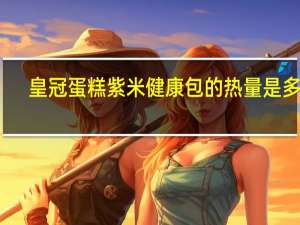 皇冠蛋糕 紫米健康包的热量是多少