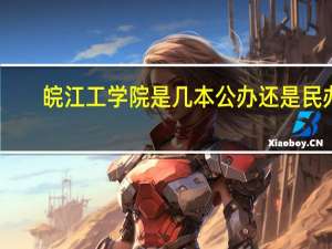 皖江工学院是几本公办还是民办
