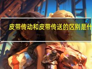 皮带传动和皮带传送的区别是什么
