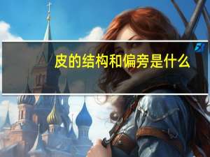 皮的结构和偏旁是什么