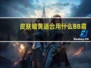 皮肤暗黄适合用什么BB霜