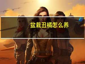 盆栽丑橘怎么养