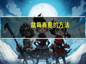 盆栽香葱的方法：香葱的根系比较浅要用疏松透气的土壤