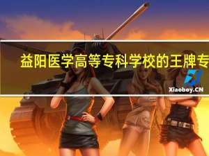 益阳医学高等专科学校的王牌专业