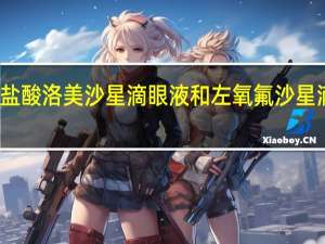 盐酸洛美沙星滴眼液和左氧氟沙星滴眼液（盐酸洛美沙星滴眼液的功效）