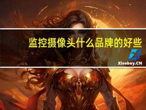 监控摄像头什么品牌的好些