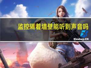 监控隔着墙壁能听到声音吗
