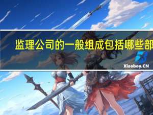 监理公司的一般组成包括哪些部门