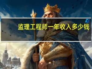 监理工程师一年收入多少钱