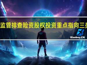 监管排查险资股权投资重点指向三类公司