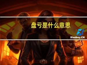 盘亏是什么意思