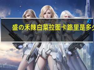 盛の禾 辣白菜拉面卡路里是多少