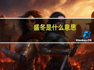 盛冬是什么意思