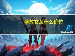 盛放女装什么价位
