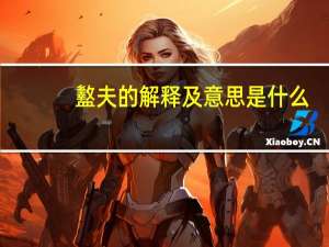 盭夫的解释及意思是什么