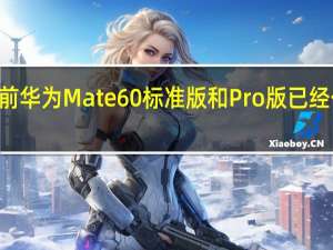 目前华为Mate60标准版和Pro版已经公布Pro+版本尚未揭晓