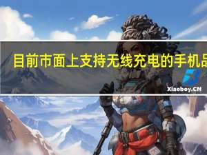 目前市面上支持无线充电的手机品牌