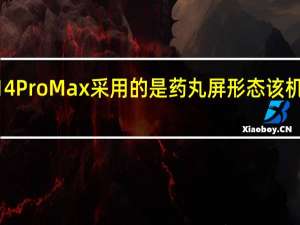 目前iPhone14ProMax采用的是药丸屏形态该机实际上是两个挖孔