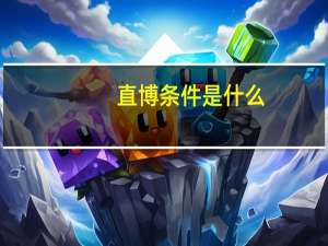 直博条件是什么