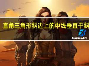 直角三角形斜边上的中线垂直于斜边吗（直角三角形斜边上的中线）