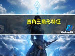 直角三角形特征