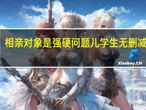 相亲对象是强硬问题儿学生无删减风车