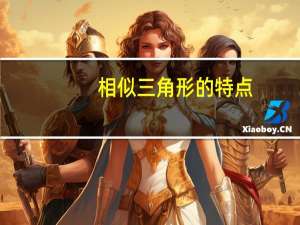 相似三角形的特点