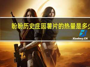 盼盼 历史庄园薯片的热量是多少