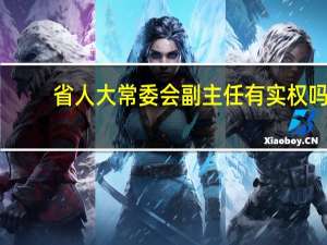 省人大常委会副主任有实权吗