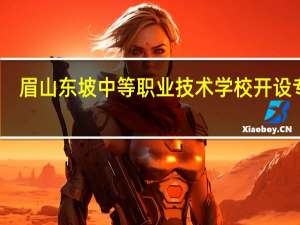 眉山东坡中等职业技术学校开设专业