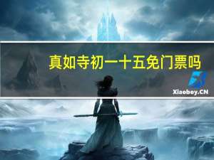 真如寺初一十五免门票吗