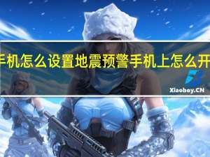 真我手机怎么设置地震预警 手机上怎么开启地震预警