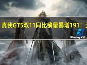 真我GT5双11同比销量暴增191%！天猫2.5K档没对手