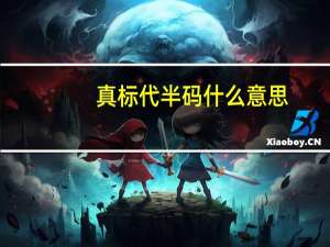 真标代半码什么意思