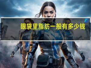 眼袋里脂肪一般有多少钱，去眼袋大约多少钱