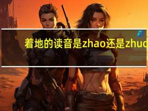 着地的读音是zhao还是zhuo