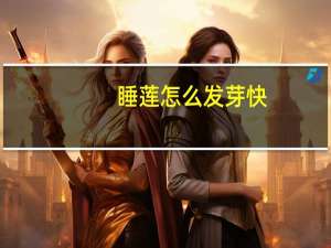睡莲怎么发芽快